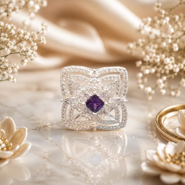 Silver Cocktail Ring