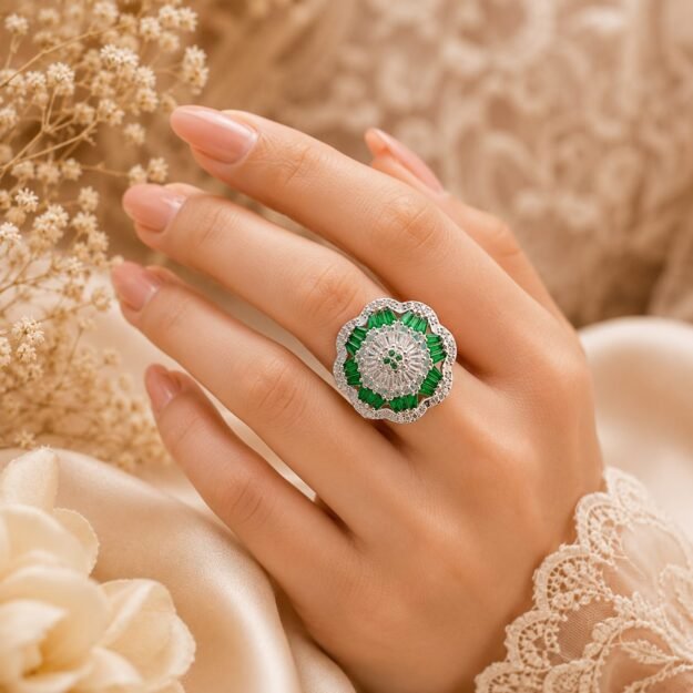 Silver Cocktail Ring