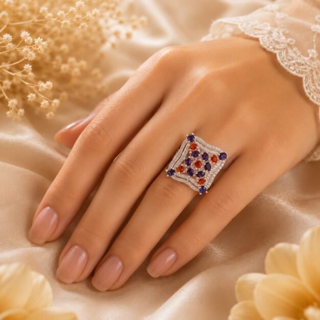 Silver Cocktail Ring
