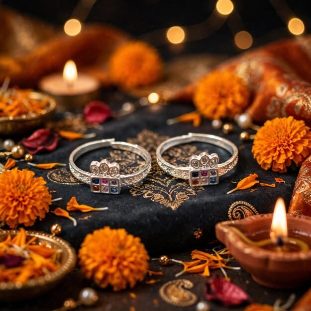 Silver Toe Rings (बिछिया)