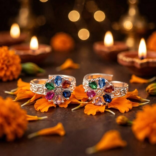 Silver Toe Rings (बिछिया)